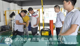 遼河油田電力公司到訪國電西高考察