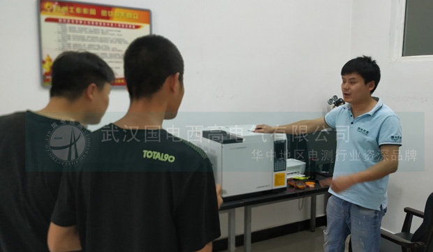 國電西高為新疆水電廠調試油色譜