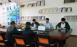 青島客戶到國(guó)電西高參觀考察三級(jí)承試資質(zhì)設(shè)備