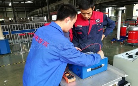 國電西高為江西客戶提供售后調試服務