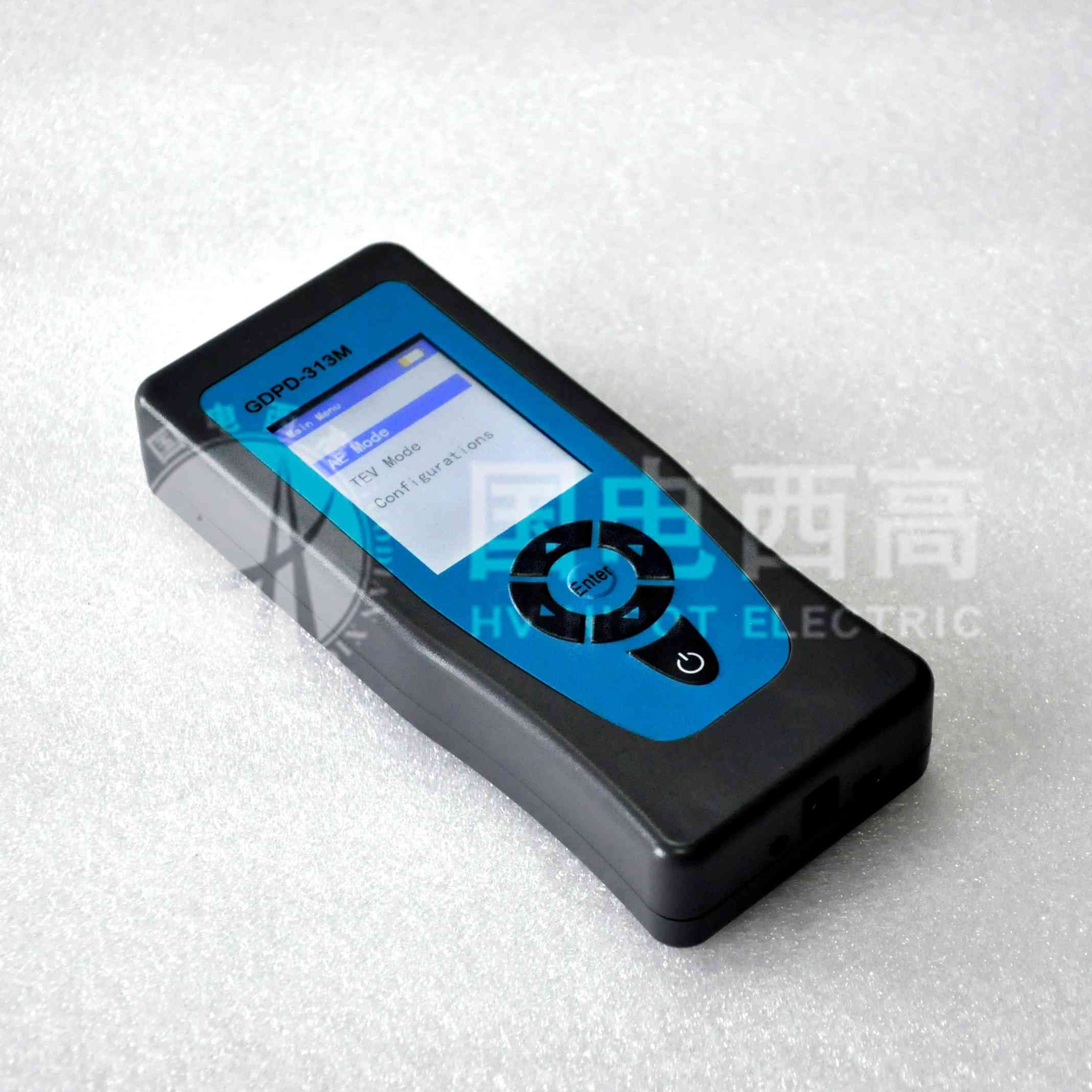 手持式開關柜局放檢測儀主機左側