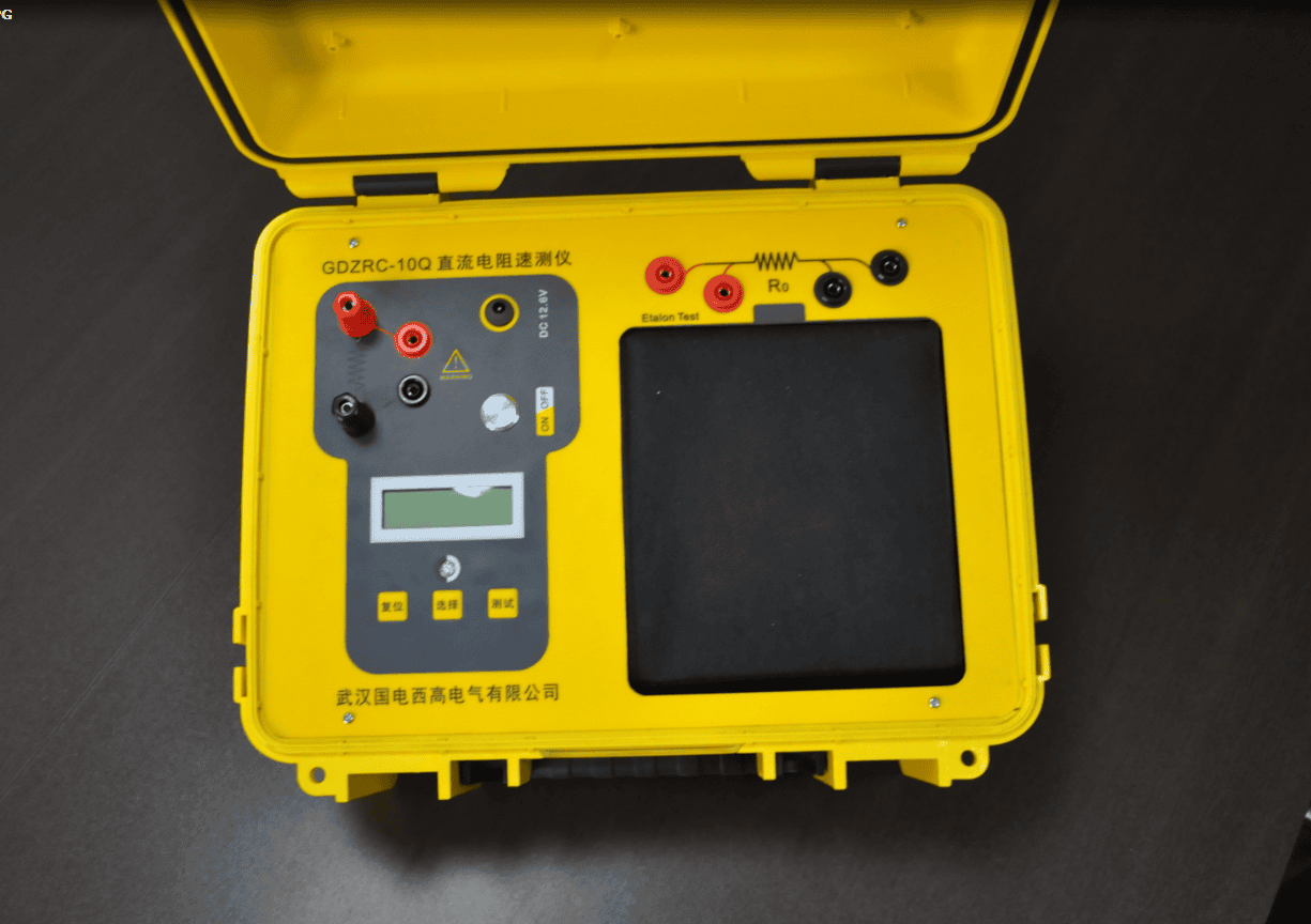 直流電阻速測儀正面圖